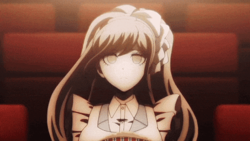 Junko Enoshima Eating Popcorn GIF