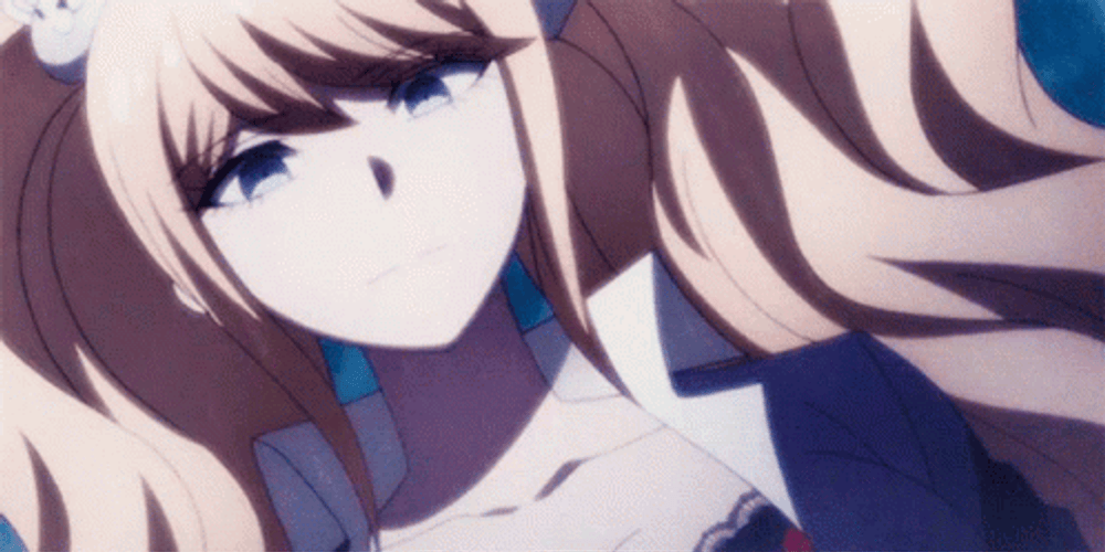 Junko Enoshima In The Rain GIF