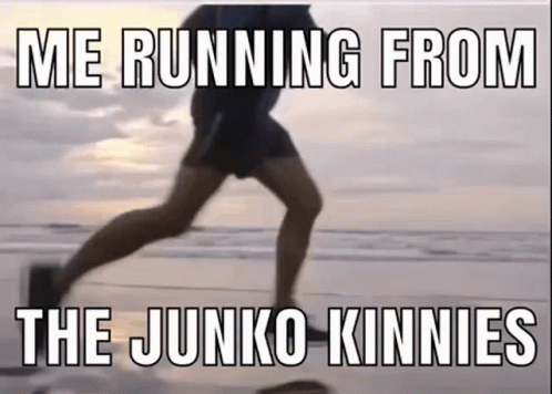 Junko Kinnies Running Meme GIF