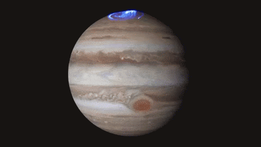 Jupiter Great Red Spot Space GIF