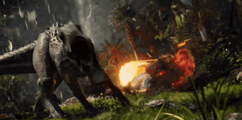 Jurassic World Explosion GIF