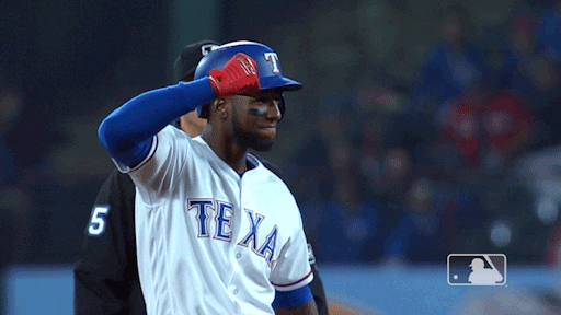 Jurickson Profar Delighted Fist Pump GIF