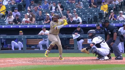 Jurickson Profar Hitting Baseball GIF