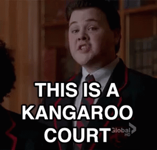 Jury Duty Kangaroo Court The Glee GIF