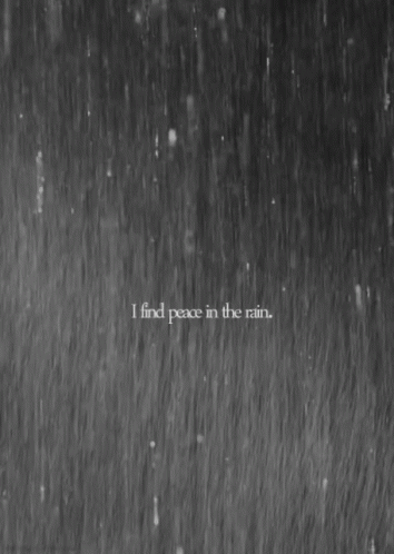 Just A Bit Outside Find Peace In Rain GIF