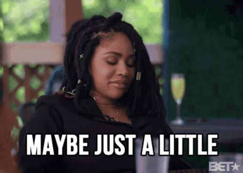 Just A Bit Teeny Tiny Outside GIF