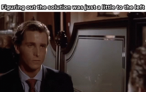 Just A Bit To The Left Outside GIF