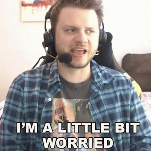 Just A Little Bit Worried Outside GIF