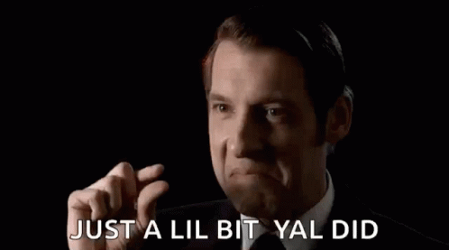 Just A Little Tiny Space GIF