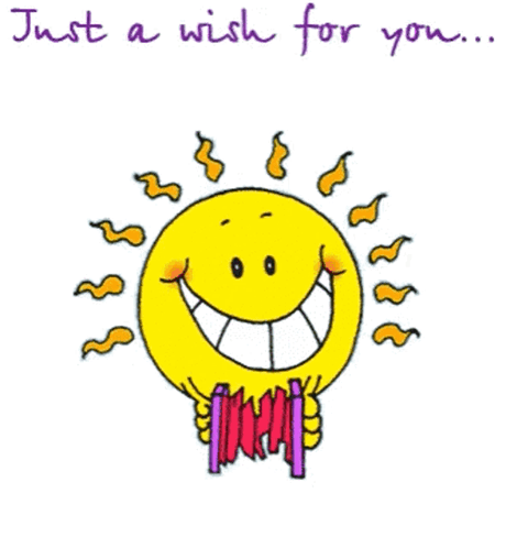 Wish You A Happy Day With Smiley Face GIF
