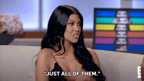 Just All Of Them Kourtney Kardashian GIF