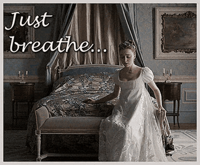 Just Breathe Bridgerton Phoebe Dynevor GIF