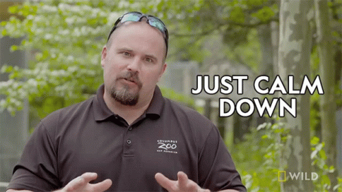 Just Calm Down The Barking Deer Take It Easy GIF