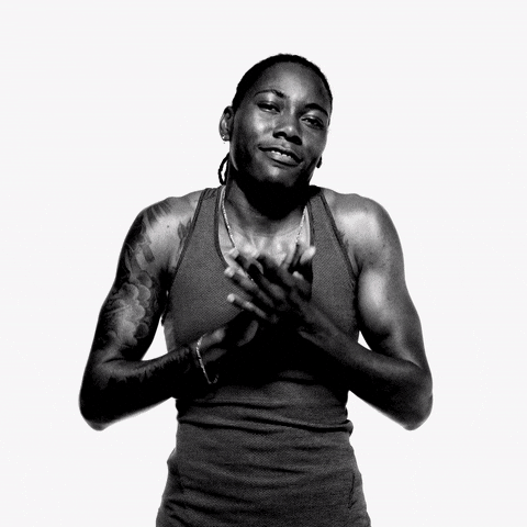 Just Do It Hands Rubbing Athlete Girl GIF