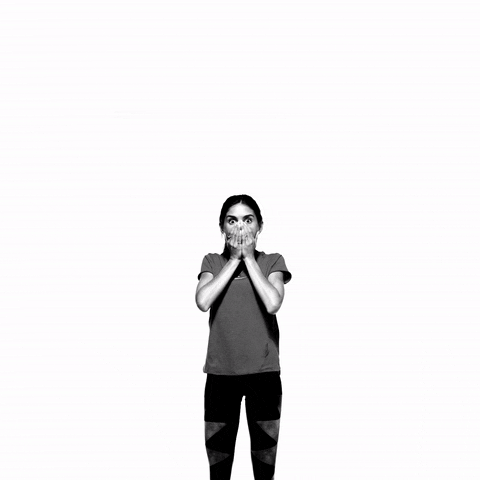 Just Do It Raised Arms Victory Winner Girl GIF