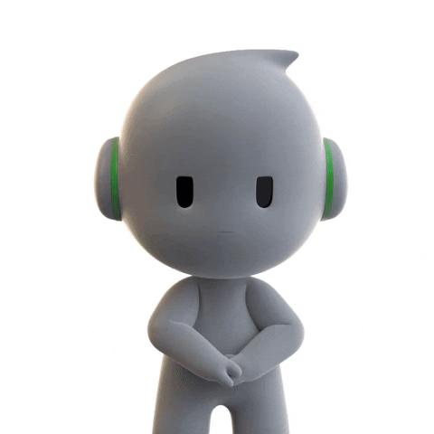 Just Do It White Avatar GIF