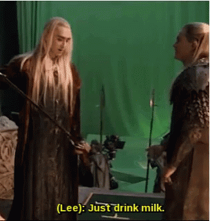 Just Drink Milk Legolas GIF