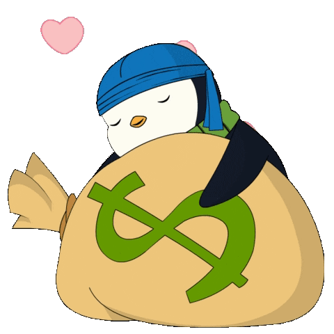 Just Give Me My Money Pudgy Penguin GIF