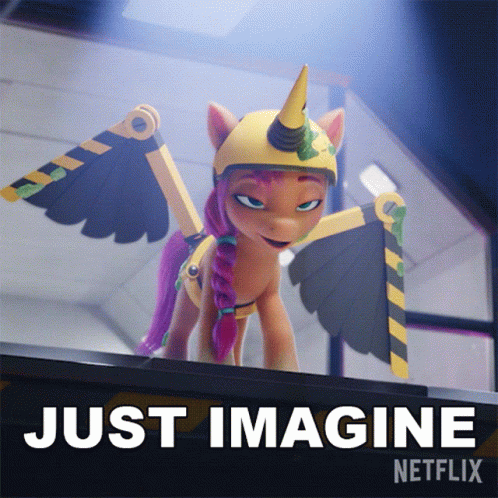 Just Imagine Sunny Starscout GIF