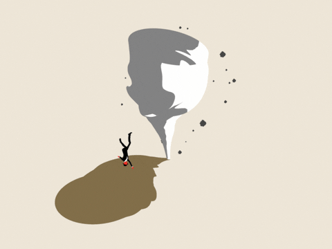 Just Like Fire Tornado Also Devour Human GIF