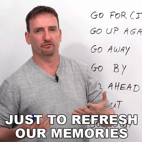 Just Refresh Our Memories GIF
