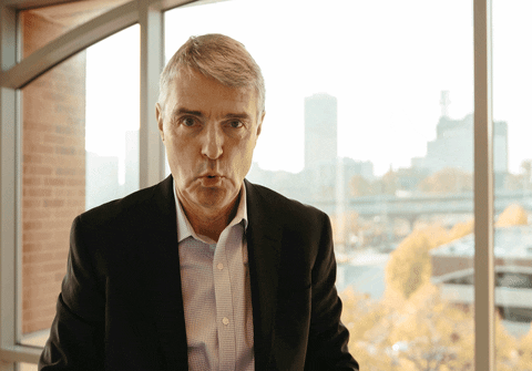 Just Say No Business Man Shaking His Head GIF