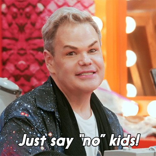 Just Say No Kids GIF