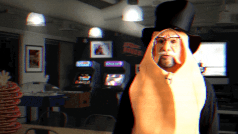 Just Say No Man Wearing Costume GIF