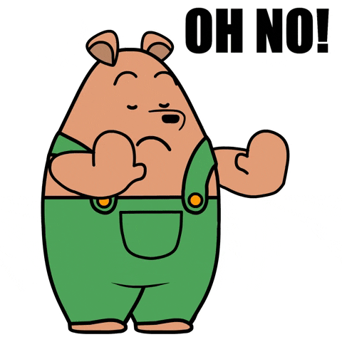 Just Say No Pants Bear GIF