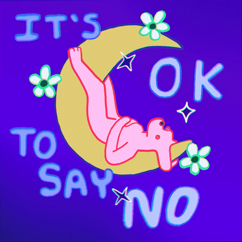 Just Say No Sleeping In The Moon GIF