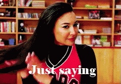 Naya Rivera Just Saying GIF