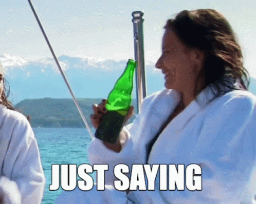 Woman In The Beach Just Saying GIF