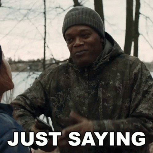 Samuel Leroy Jackson Just Saying GIF