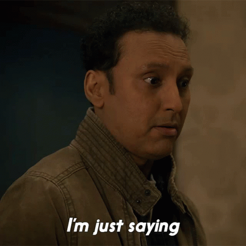 Man Raising His Eyebrow Just Saying GIF