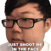 Just Shoot Me In The Face Sungwon Cho Sticker GIF