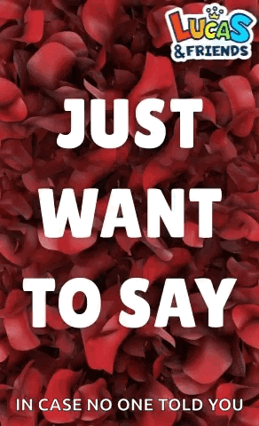 Just Want to Say Poster Surrounded by Rose Petals