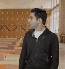 Just Woke Up Guy Looking Around GIF