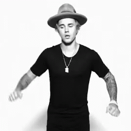 Justin Bieber And His Cow Boy Hat GIF