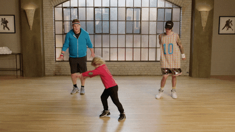 Justin Bieber And Toddler Cartwheel GIF