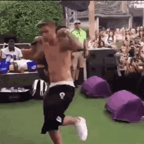 Justin Bieber Krumping Dance GIF