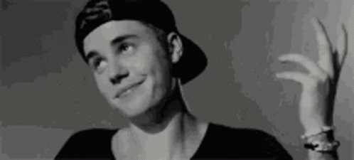 Justin Bieber Making Peace Sign GIF