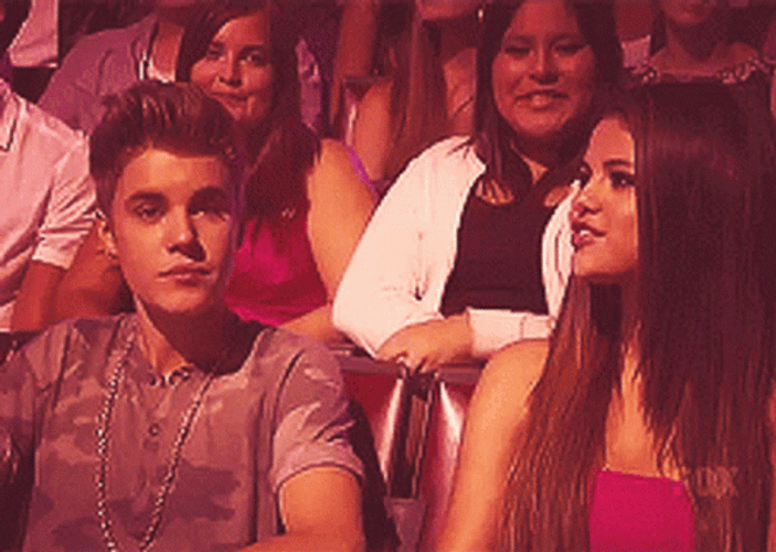 Justin Bieber With Selena Gomez GIF