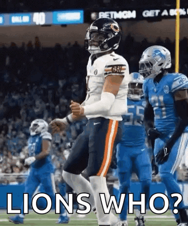 Justin Fields Lions Who GIF