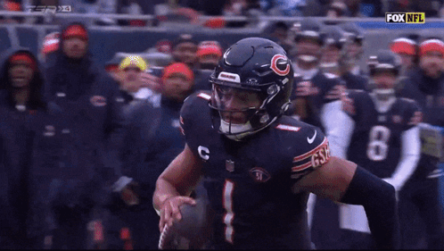 Justin Fields Slow Motion Running GIF