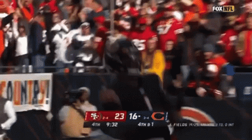 Justin Fields Touchdown GIF