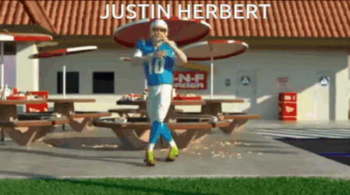 Justin Herbert Chargers Dancing GIF