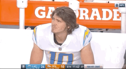 Justin Herbert Chargers Watching GIF