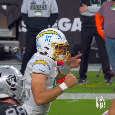 Justin Herbert Chargers Yeah GIF