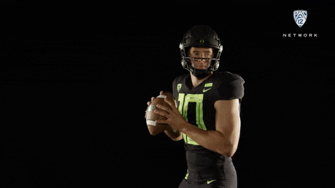 Justin Herbert Oregon Throw GIF