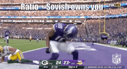 Justin Jefferson Griddy 498 X 273 Gif GIF